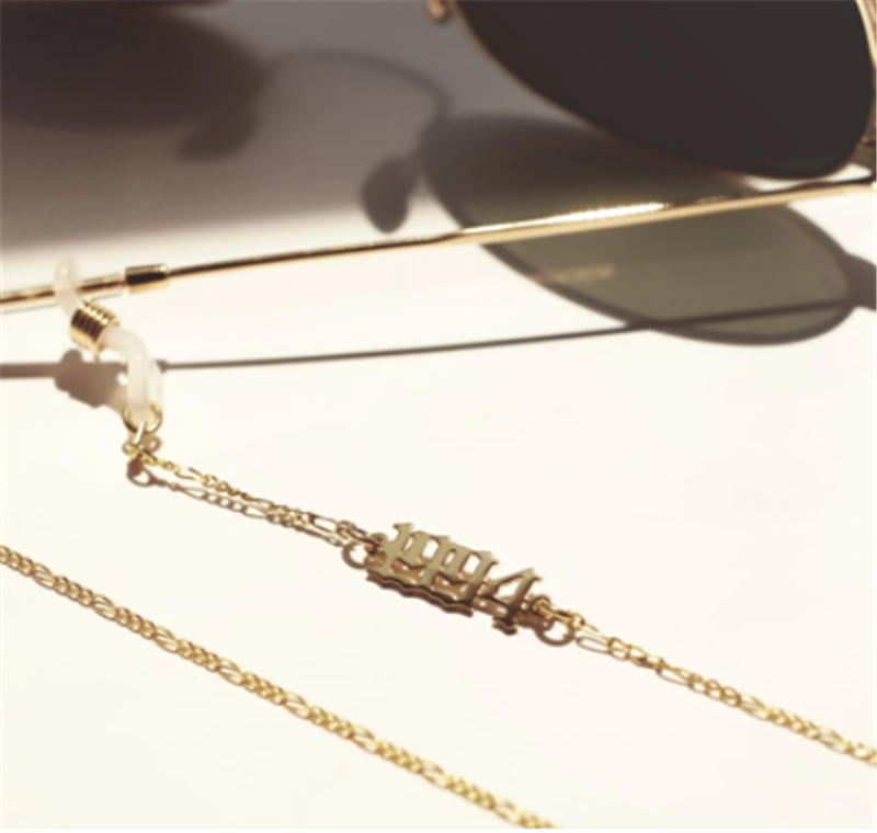 Stainless Steel English Name Custom Glasses Chain Stainless Steel English Name Custom Glasses Chain